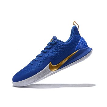 2020 Nike Mamba Focus Royal Blue Gold-White Shoes
